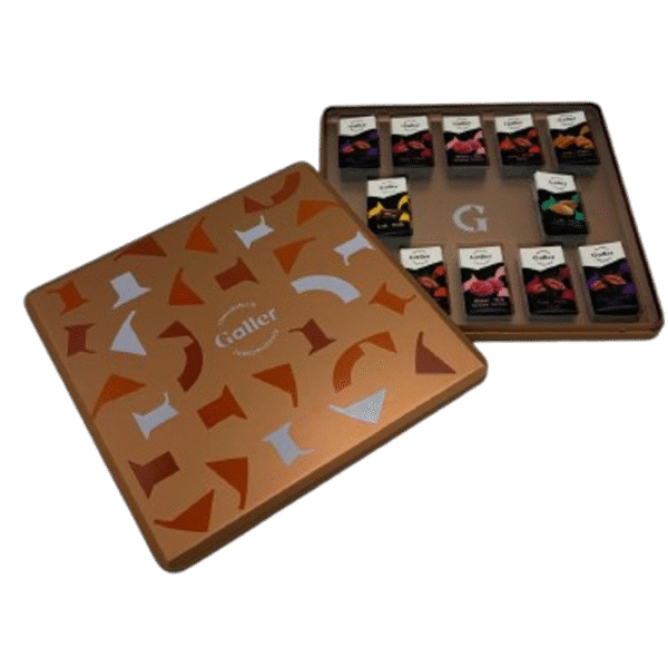 Metal box with 24 mini tablettes
